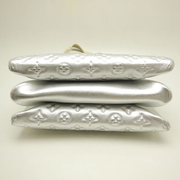 Louis Vuitton Coussin PM Lambskin Leather Shoulder Bag Silver - Picture 4 of 8